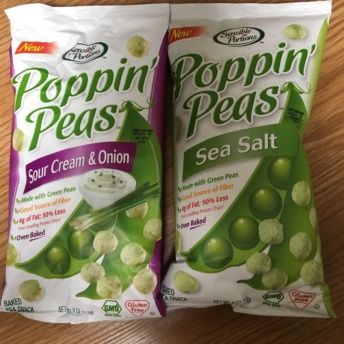 Gluten-free poppin peas from Sensible Portions